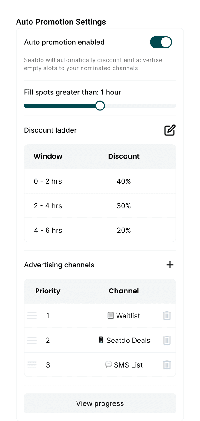 Auto-promote feature
